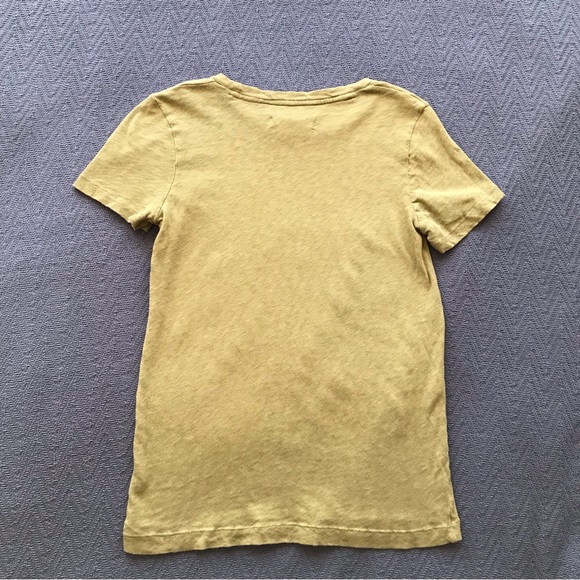 J. Crew Tale Evita 100% Cotton Tee Olive Khaki Green Medium Soft Stretchy Macau - Picture 4 of 4